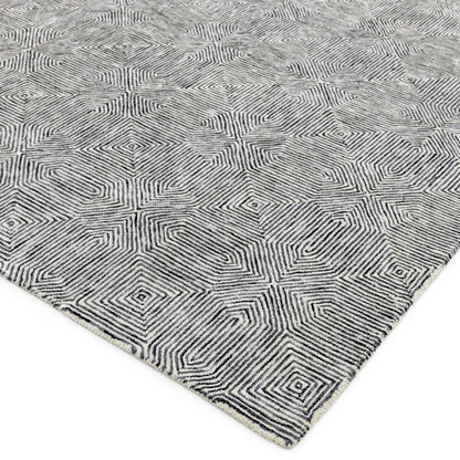 Vloerkleed Camden Black / White