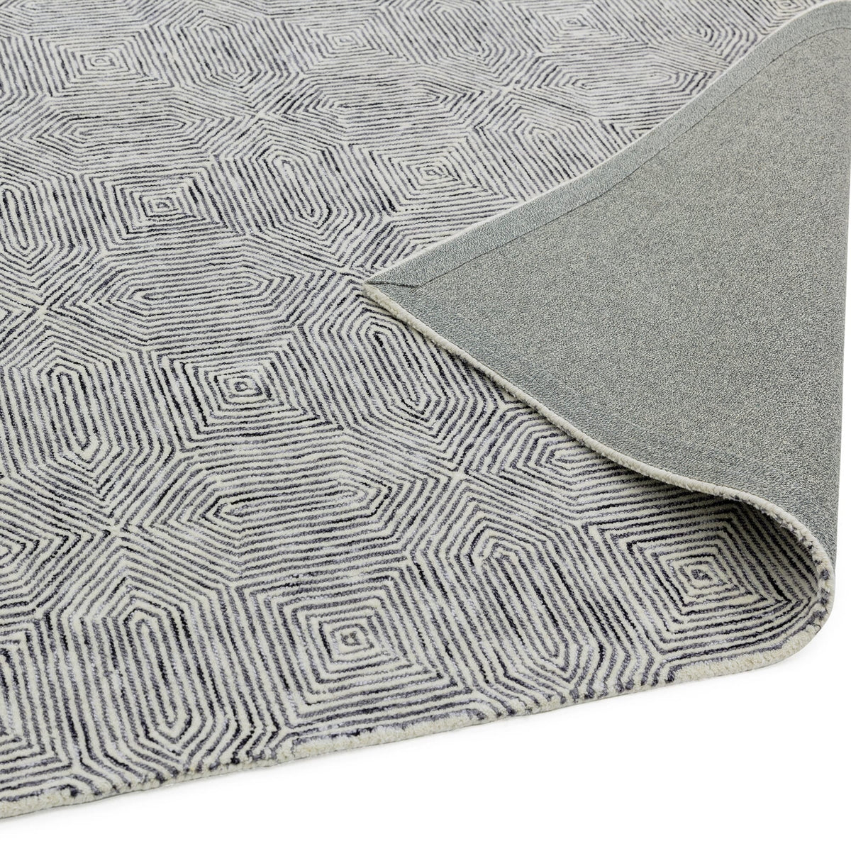 Laagpolig vloerkleed Easy Living Camden Rug Black White – leveranciersfoto