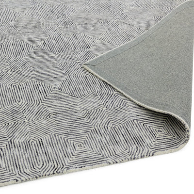 Laagpolig vloerkleed Easy Living Camden Rug Black White – leveranciersfoto