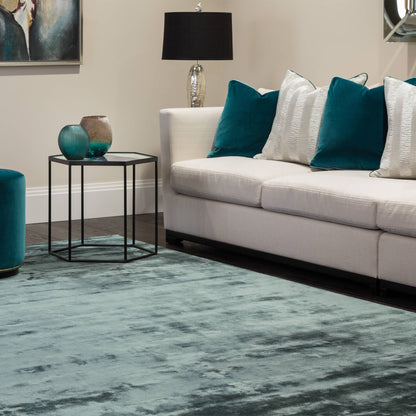 Vloerkleed Katherine Carnaby Chrome Petrol
