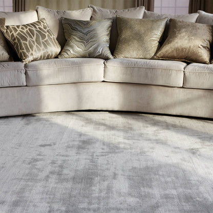 Vloerkleed Katherine Carnaby Chrome Silver