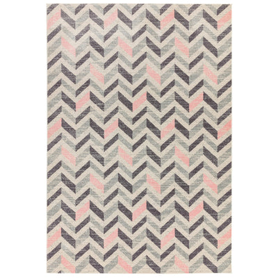 Vloerkleed Rugestiq Colt CL09 zigzag roze – foto 1