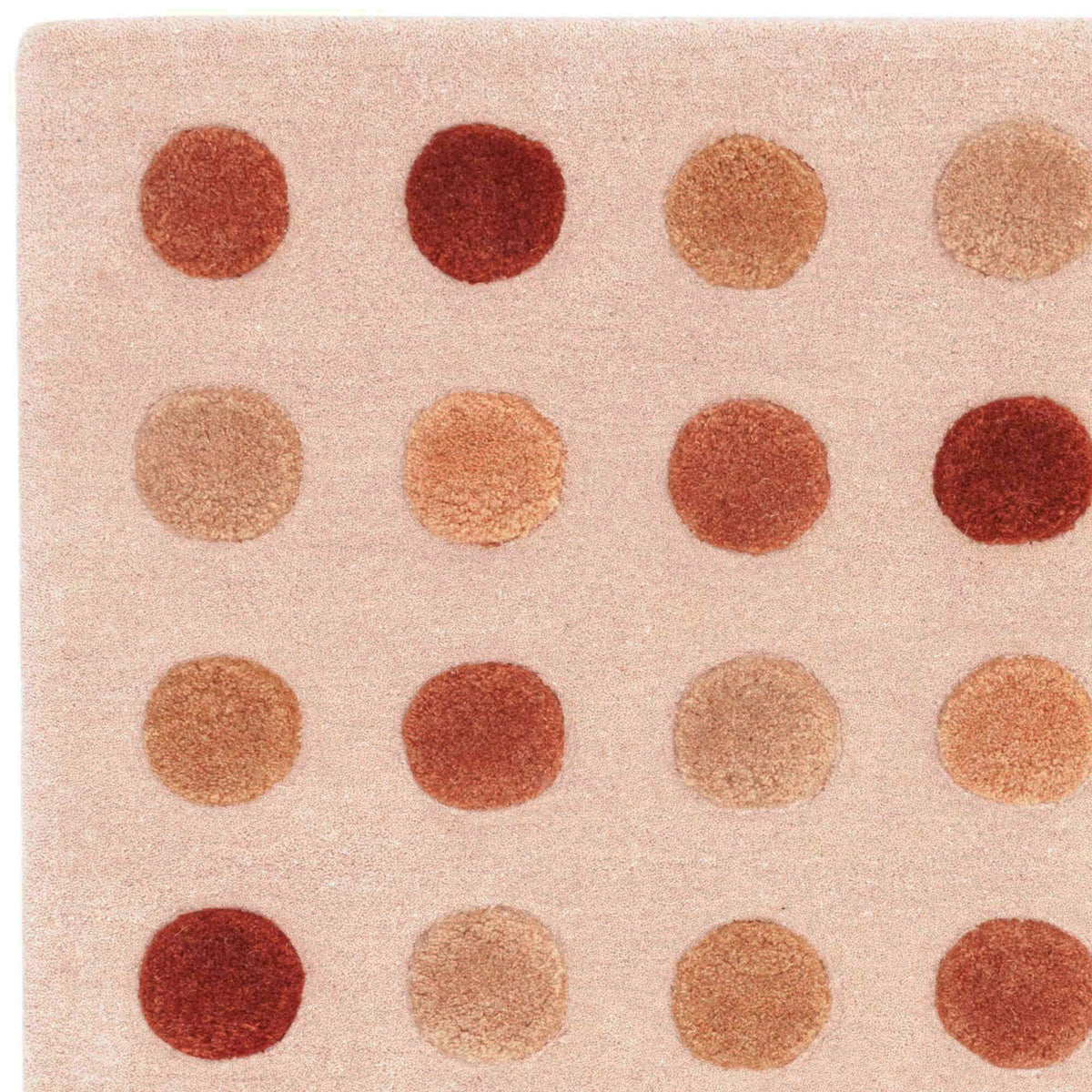 Vloerkleed Rugestiq Dotty aardetinten – foto 4
