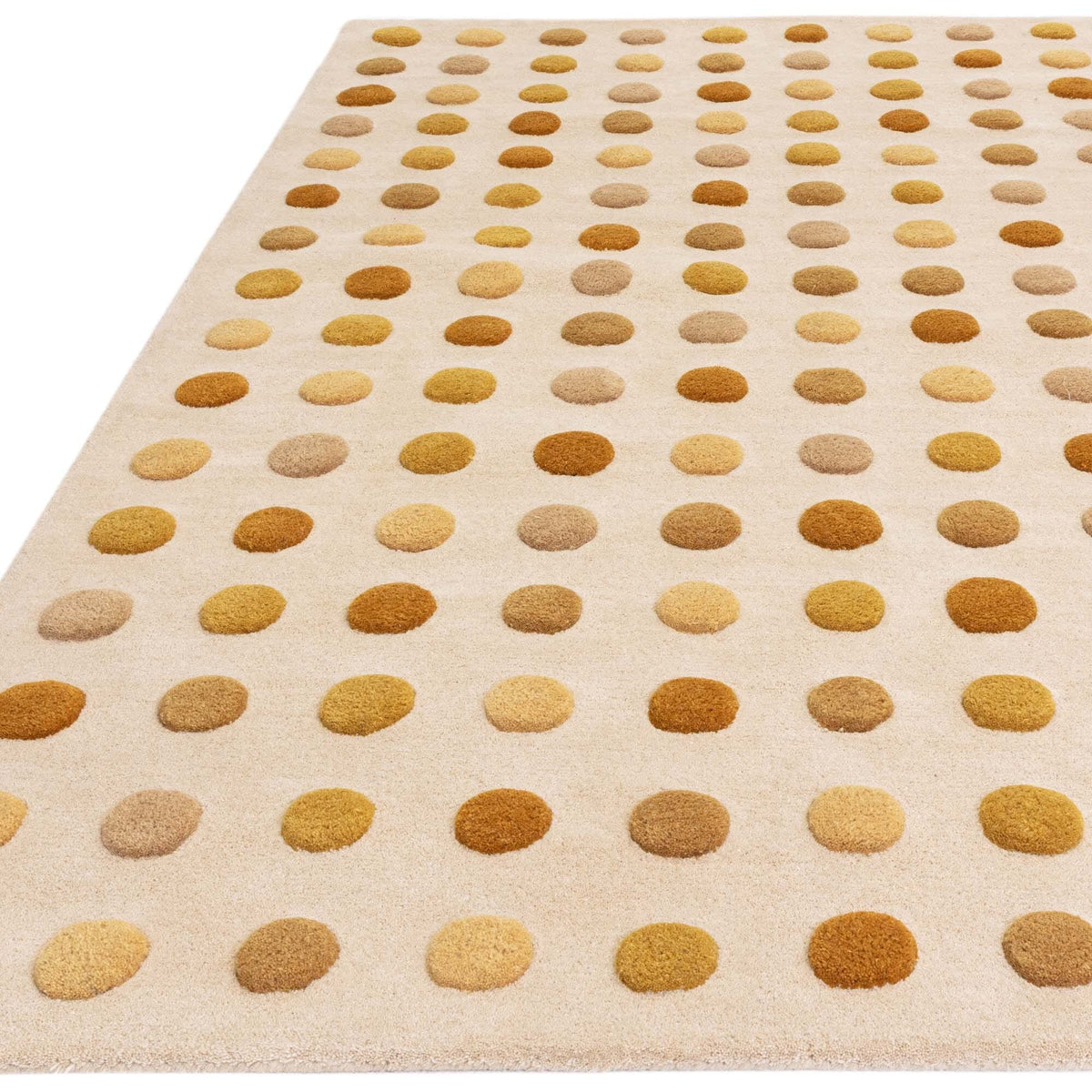 Vloerkleed Rugestiq Dotty goud – foto 4
