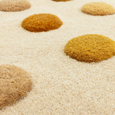 Vloerkleed Rugestiq Dotty goud – foto 7