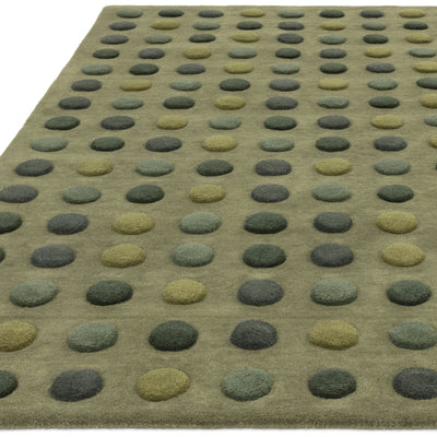 Vloerkleed Rugestiq Dotty groen – foto 3