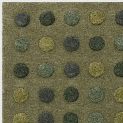 Vloerkleed Rugestiq Dotty groen – foto 4