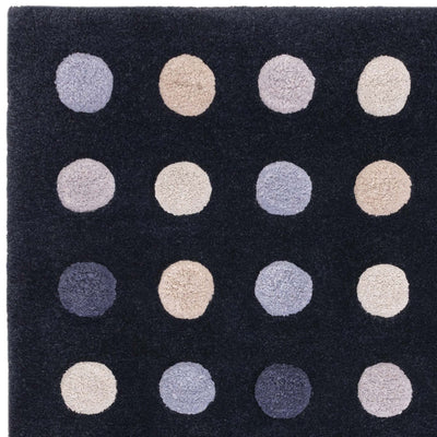 Vloerkleed Rugestiq Dotty donkerblauw – foto 4
