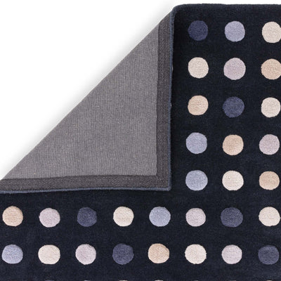 Vloerkleed Rugestiq Dotty donkerblauw – foto 5