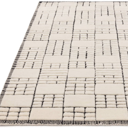 Vloerkleed Empire Cream/Black
