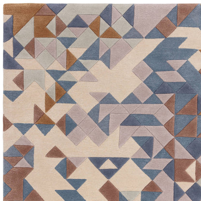 Vloerkleed Enigma Blue Multi