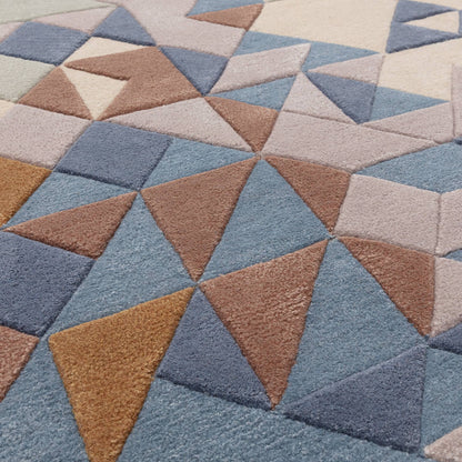 Vloerkleed Enigma Blue Multi