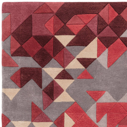 Vloerkleed Enigma Red Multi