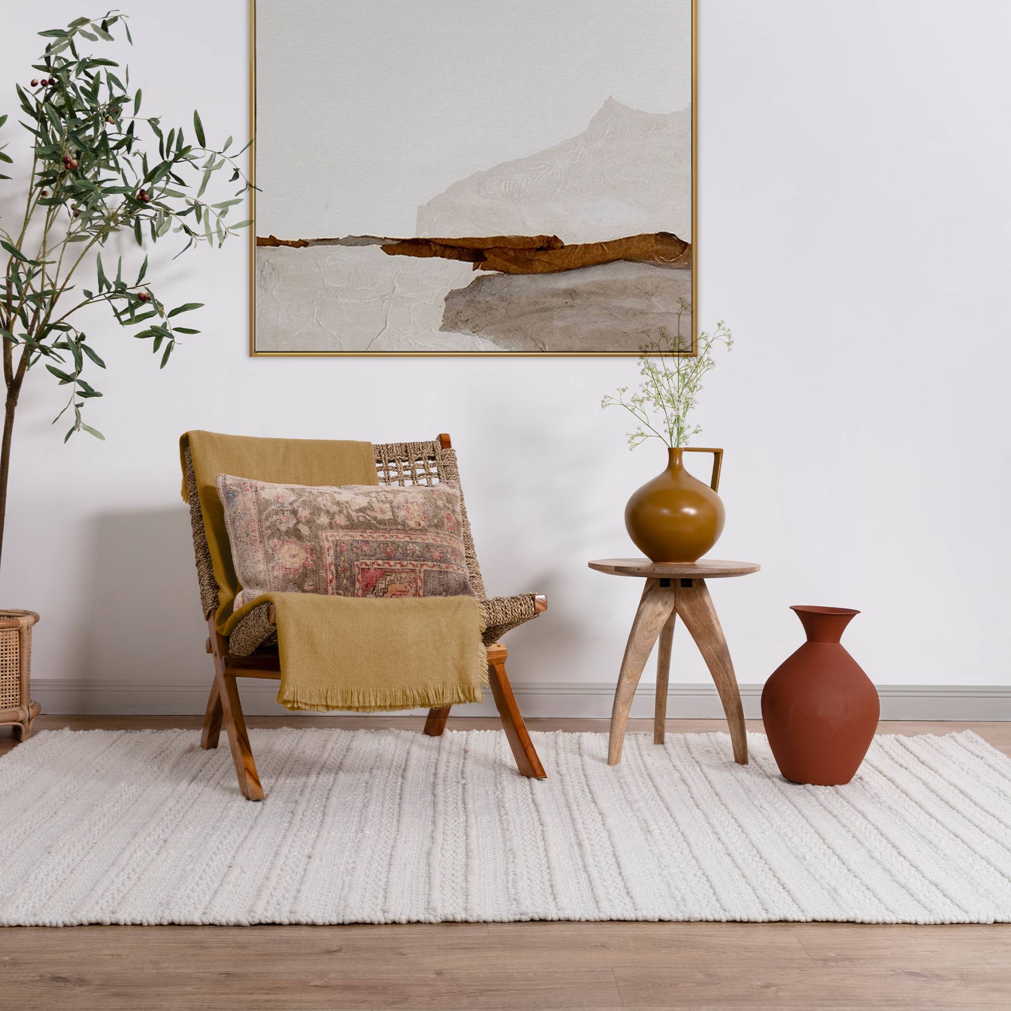 Vloerkleed Grayson Cream
