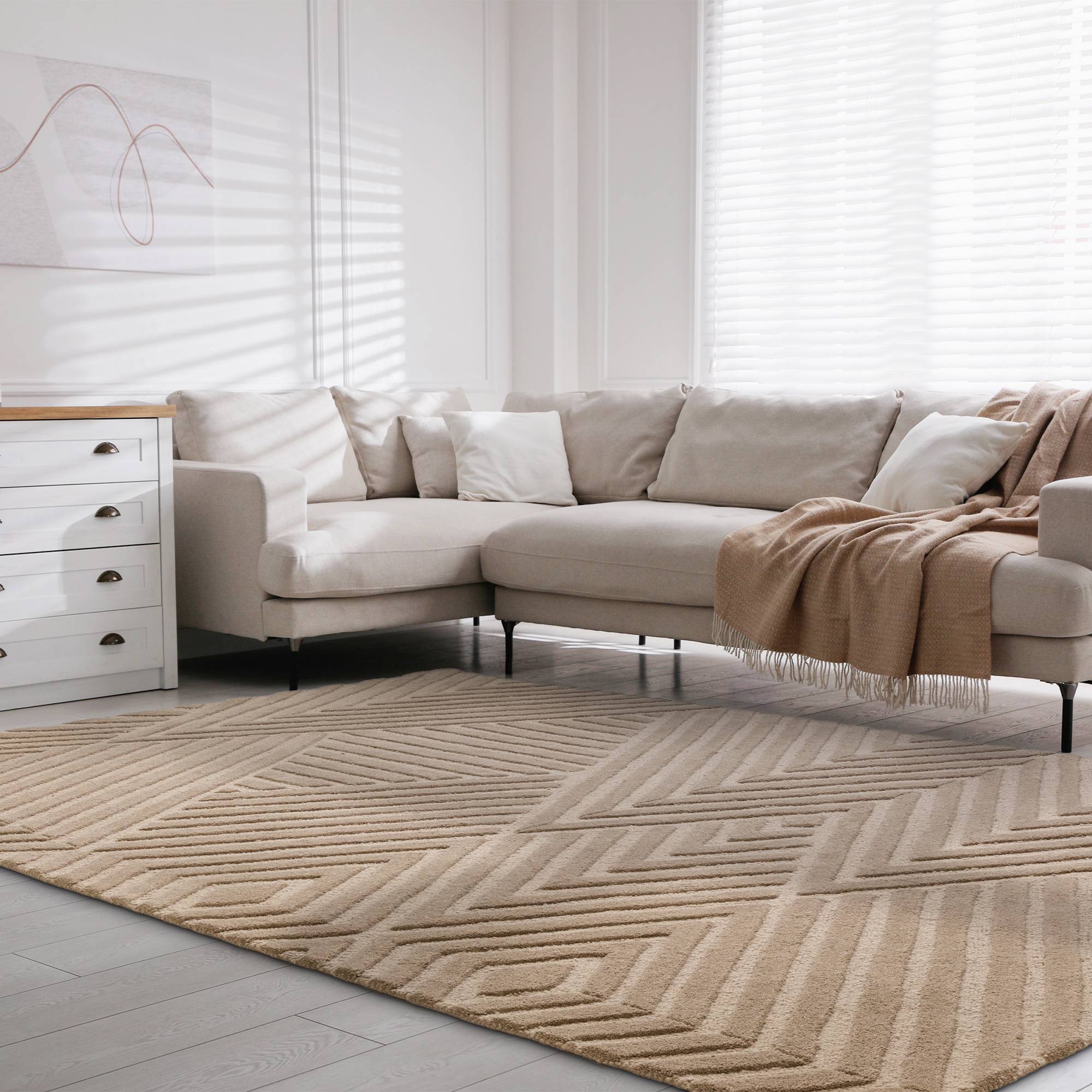Vloerkleed Hague Taupe