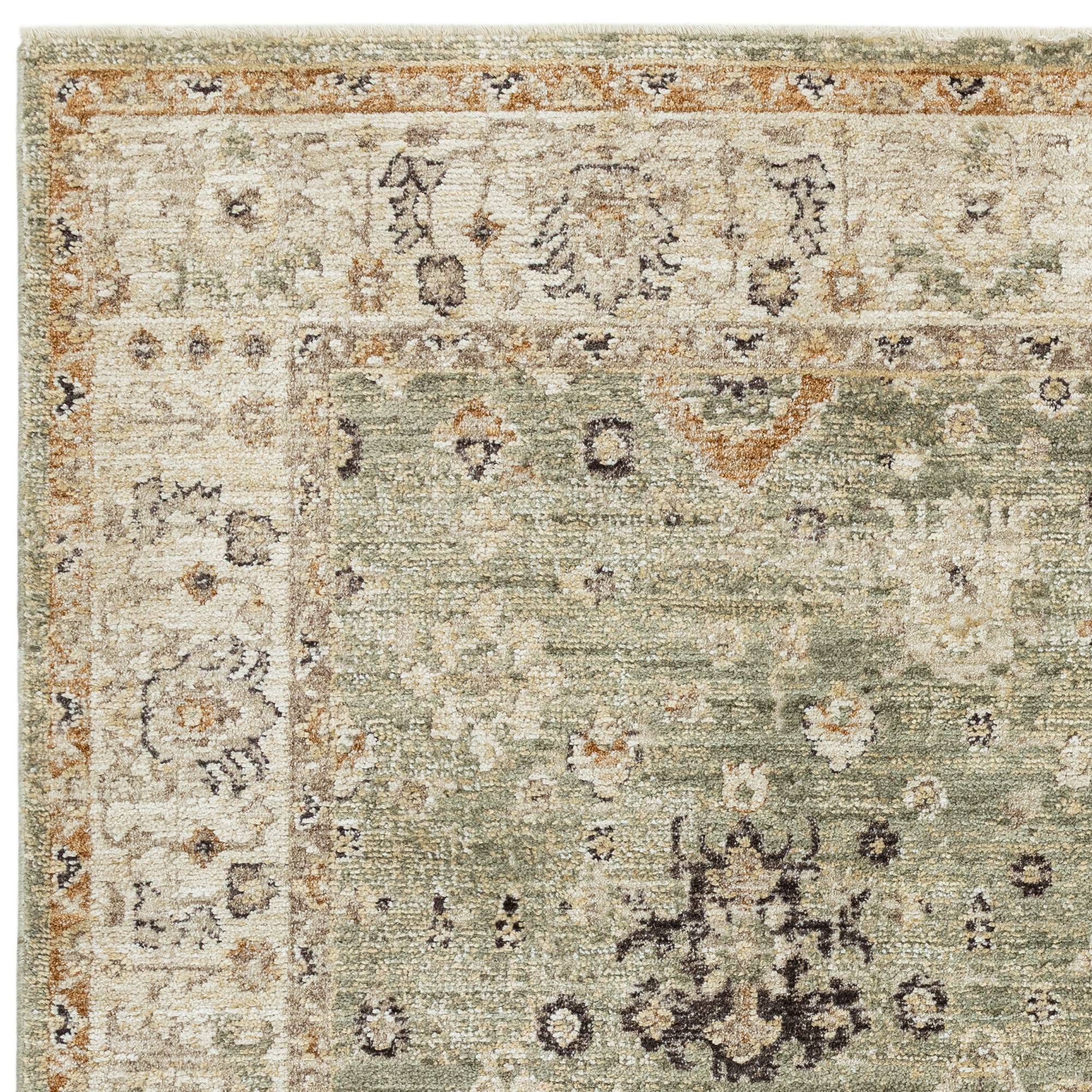 Vloerkleed Heriz Ornate Green