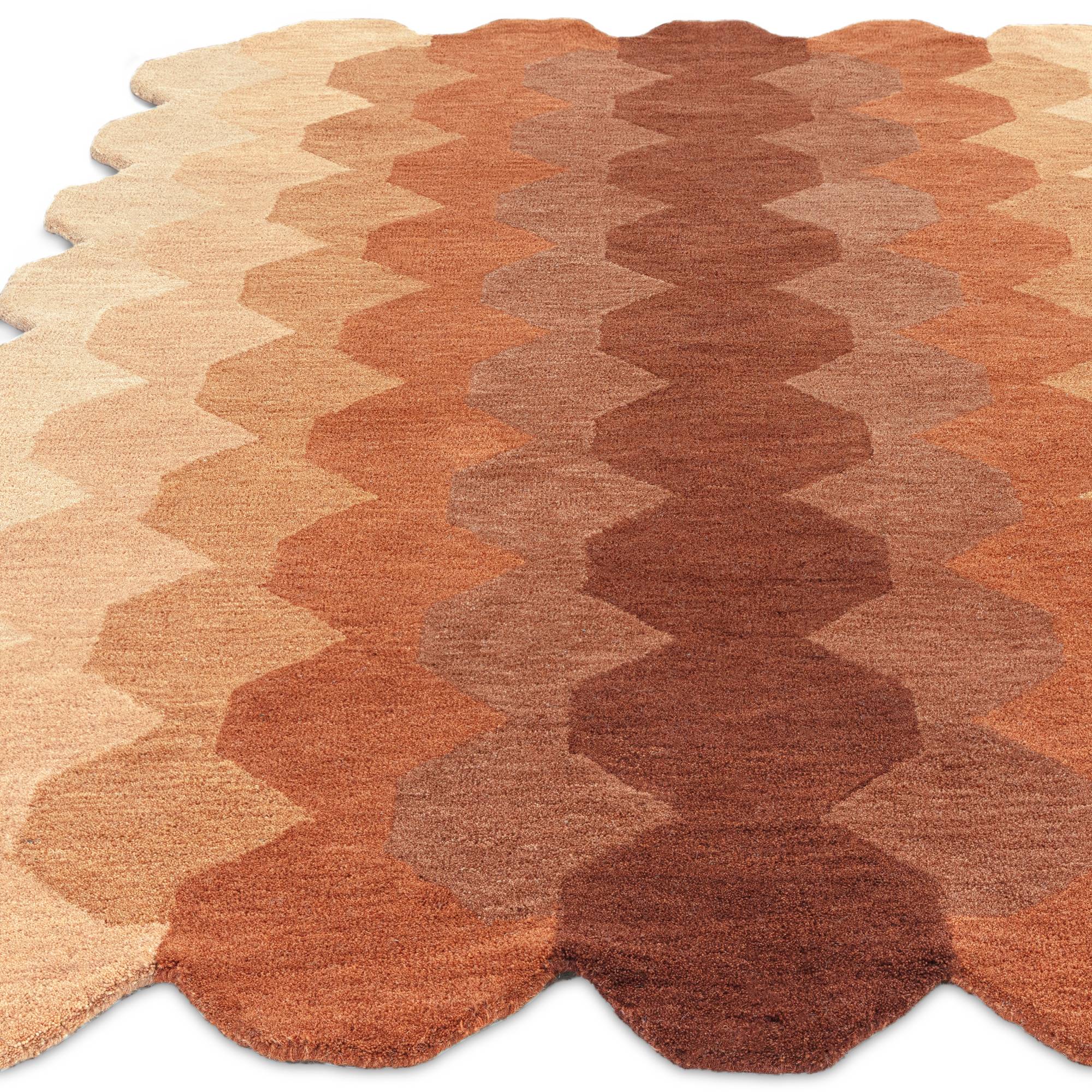 Vloerkleed Hive Rust
