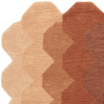 Vloerkleed Hive Rust