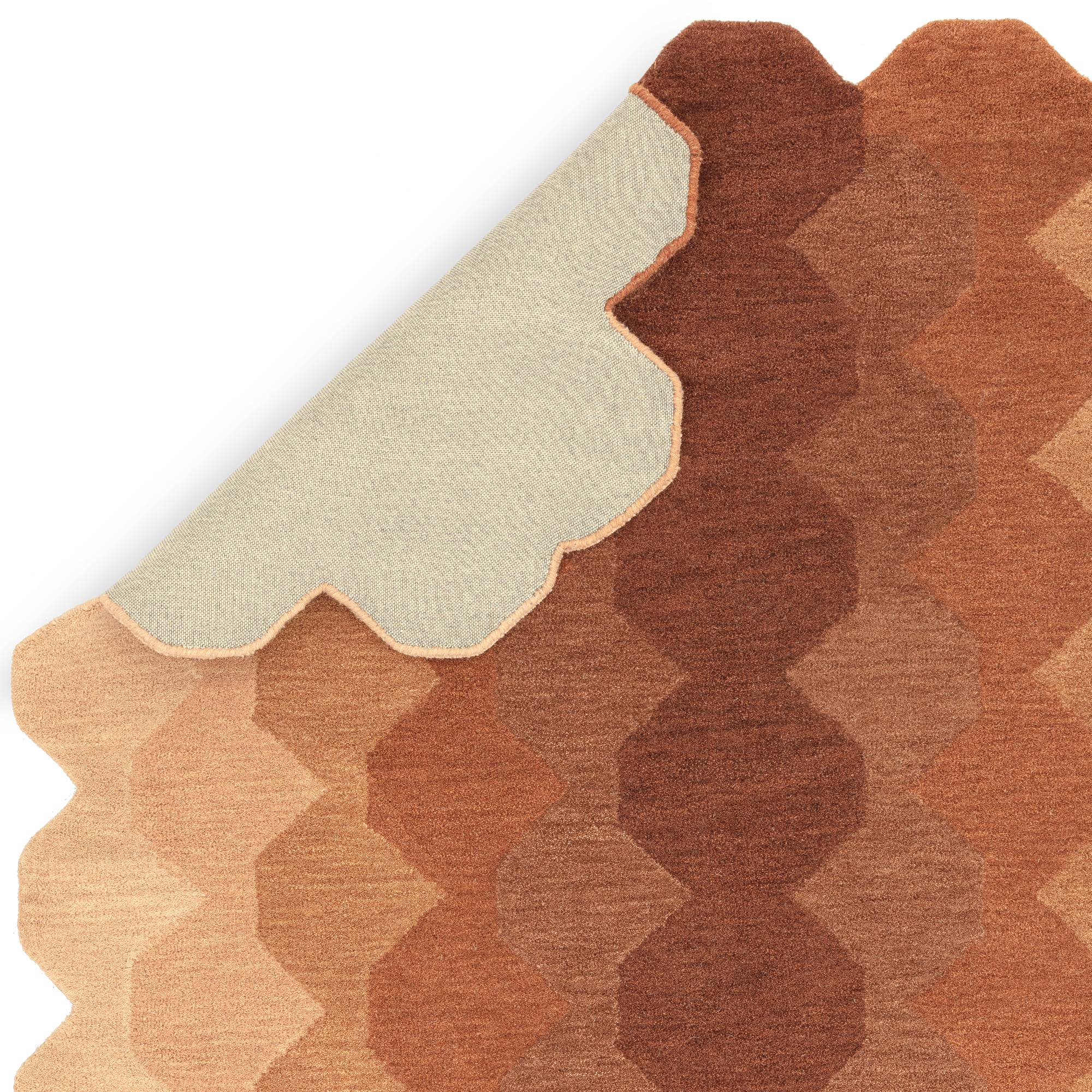 Vloerkleed Hive Rust