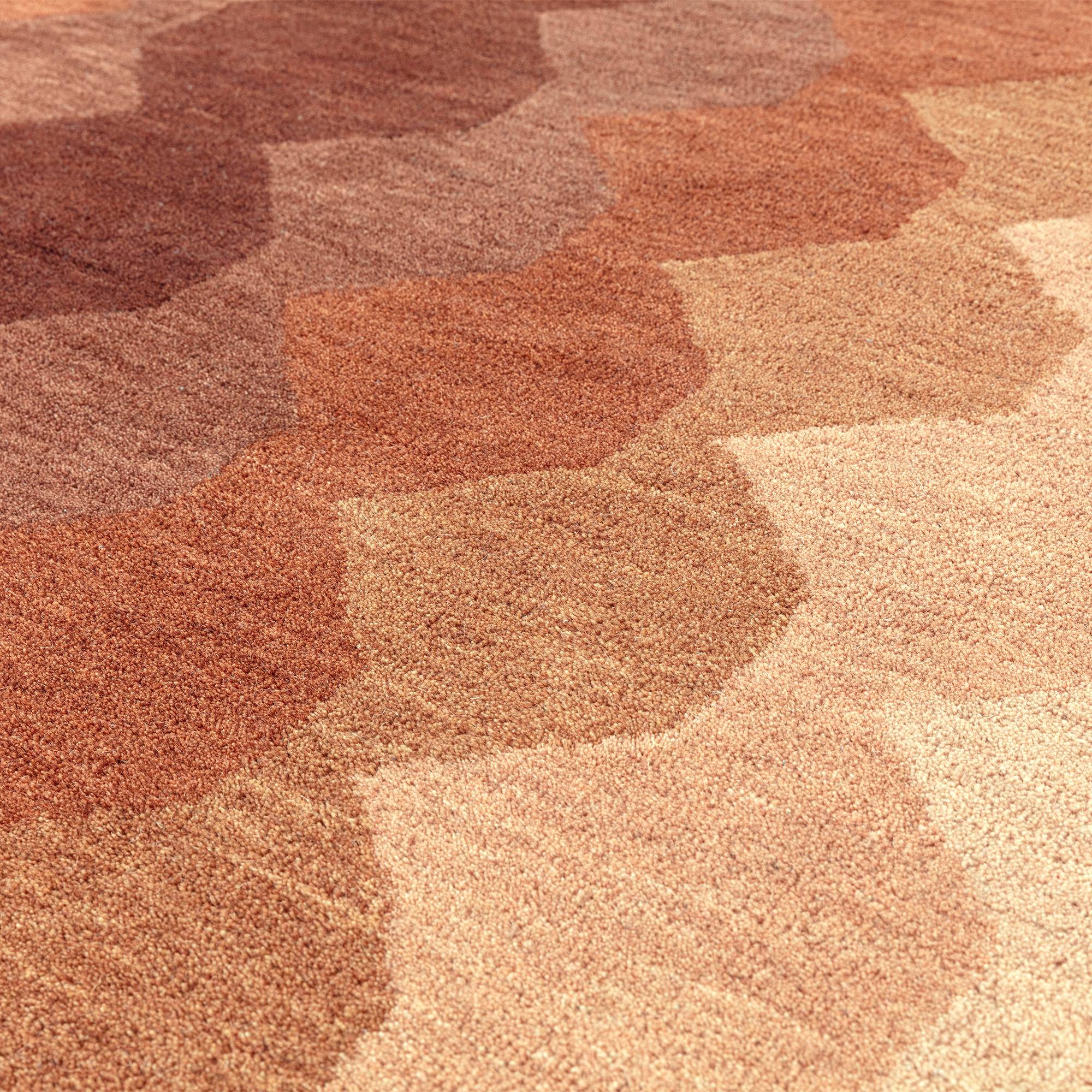 Vloerkleed Hive Rust