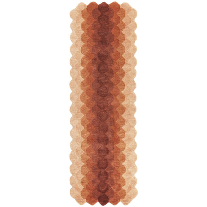 Vloerkleed Hive Rust