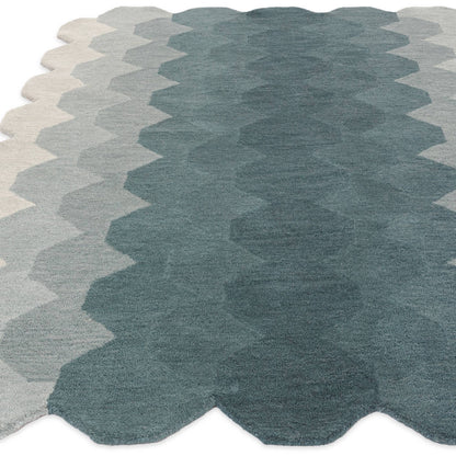 Vloerkleed Hive Teal