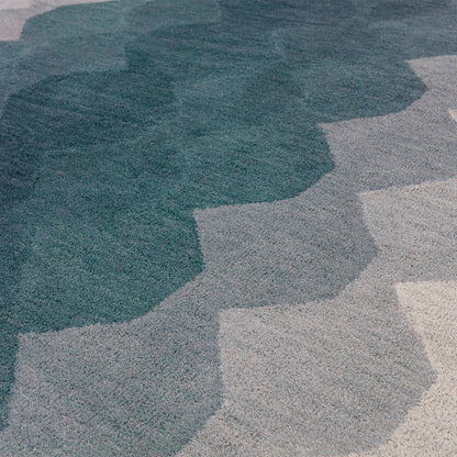 Vloerkleed Hive Teal