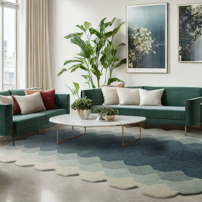 Vloerkleed Hive Teal