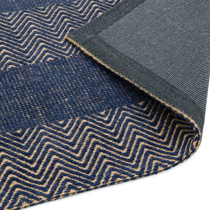 Vloerkleed Ives Runner Navy Blue