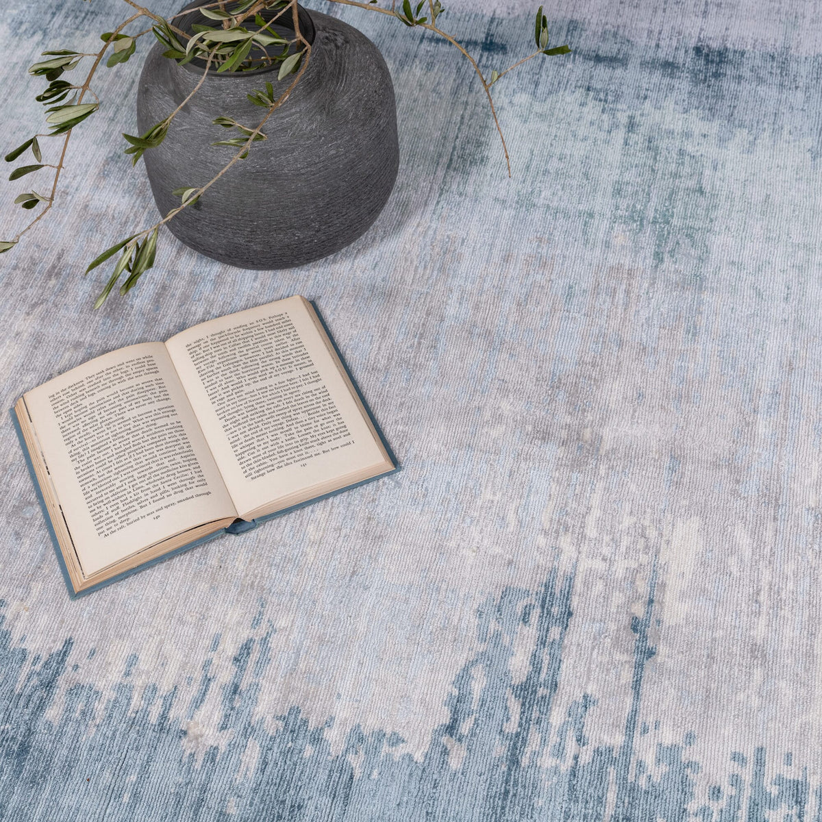 Vloerkleed Rugestiq Juno aquamarijn – foto 2