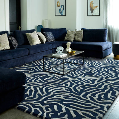 Vloerkleed Katherine Carnaby Coral Blue