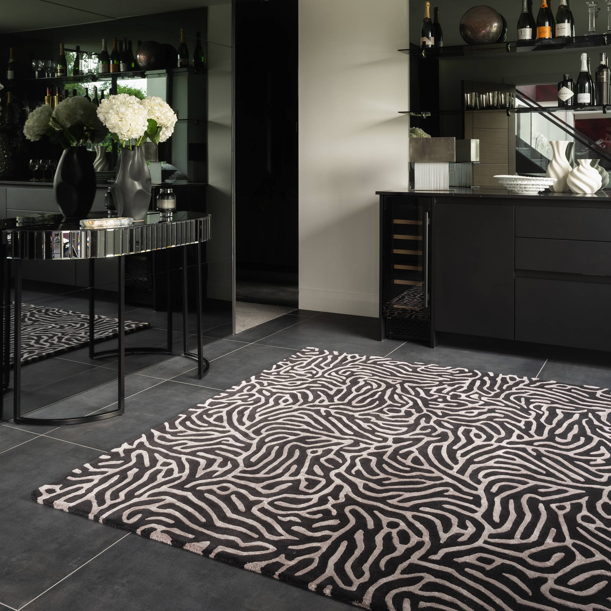 Vloerkleed Katherine Carnaby Coral Gunmetal