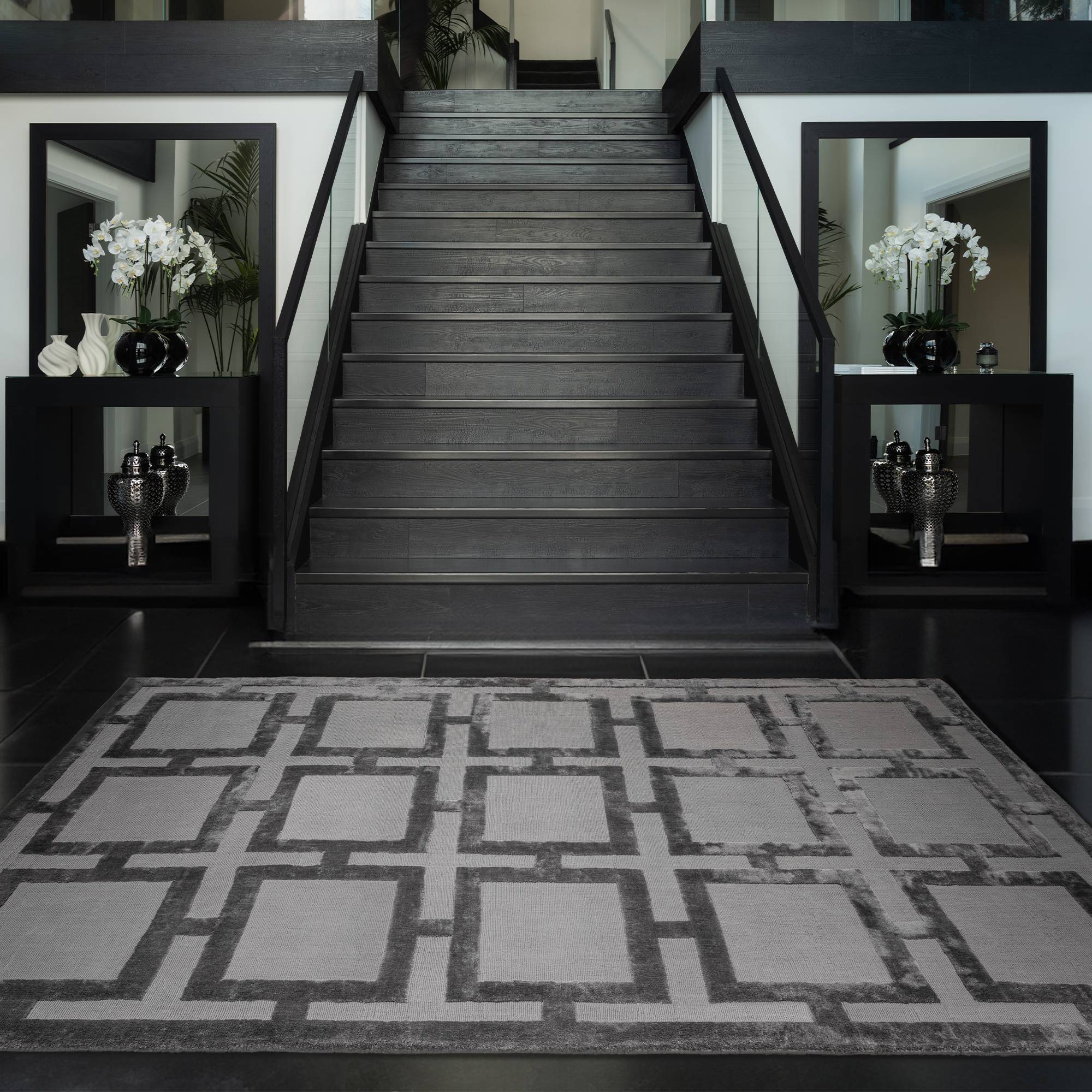 Vloerkleed Katherine Carnaby Eaton Steel