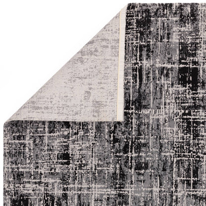 Vloerkleed Kuza Abstract Black