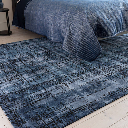 Vloerkleed Kuza Abstract Navy