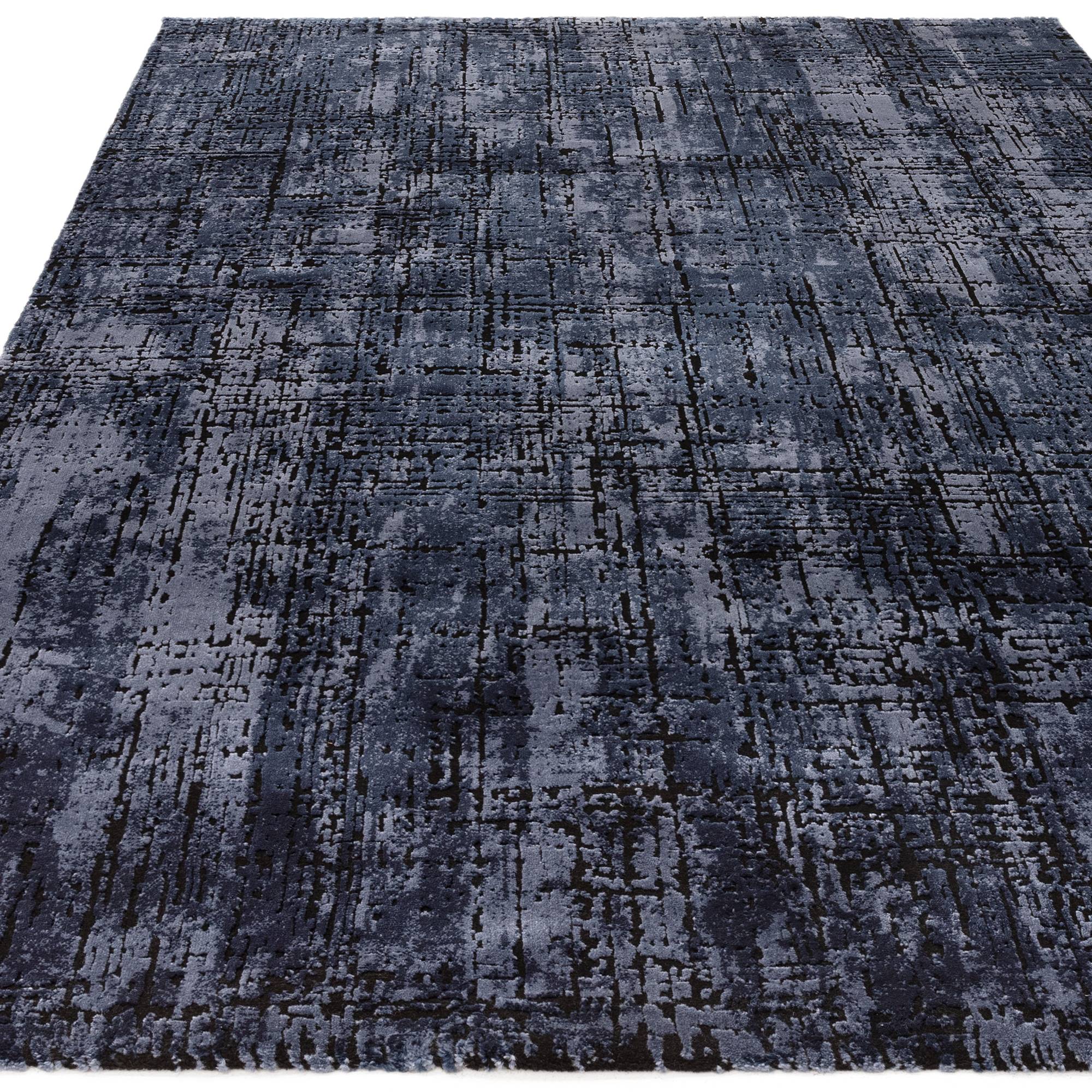 Vloerkleed Kuza Abstract Navy