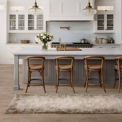 Vloerkleed Kuza Border Beige