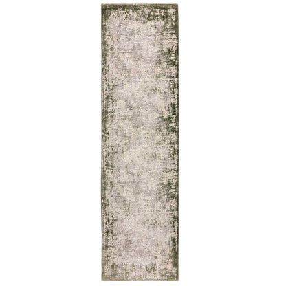 Vloerkleed Kuza Border Green