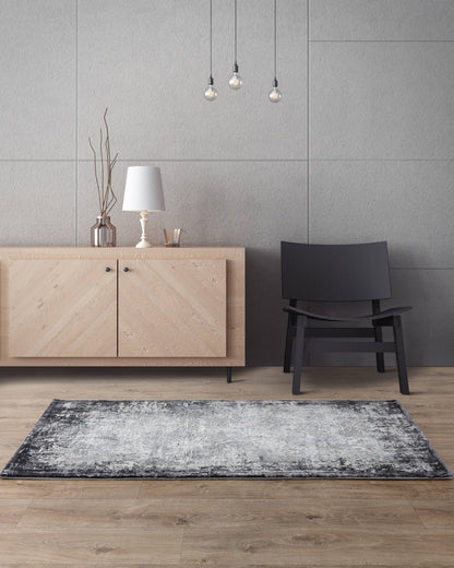 Vloerkleed Kuza Border Grey