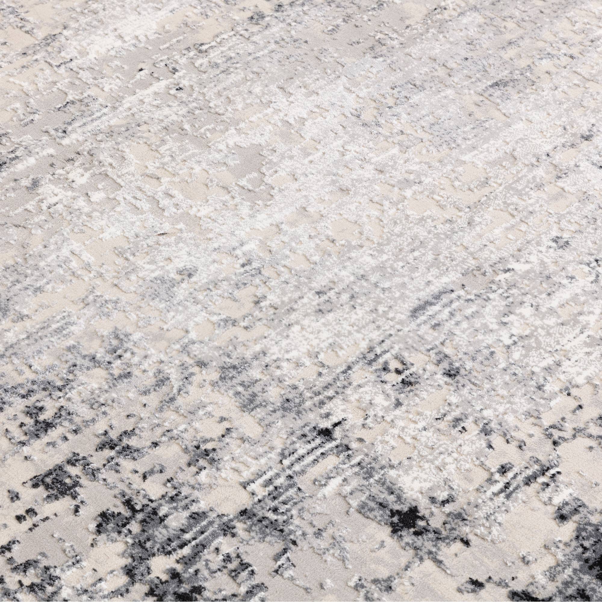 Vloerkleed Kuza Border Grey