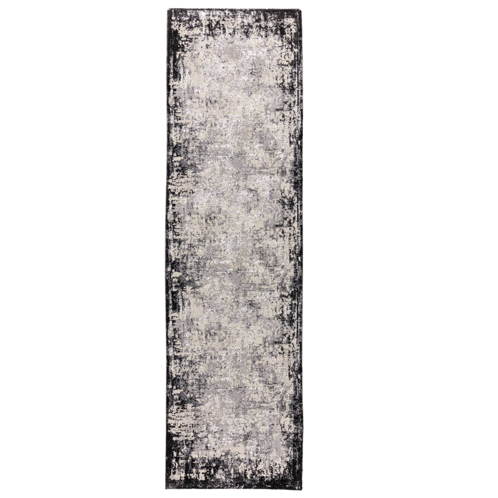 Vloerkleed Kuza Border Grey
