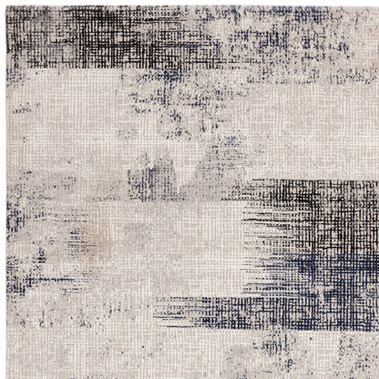 Vloerkleed Kuza Lines Blue