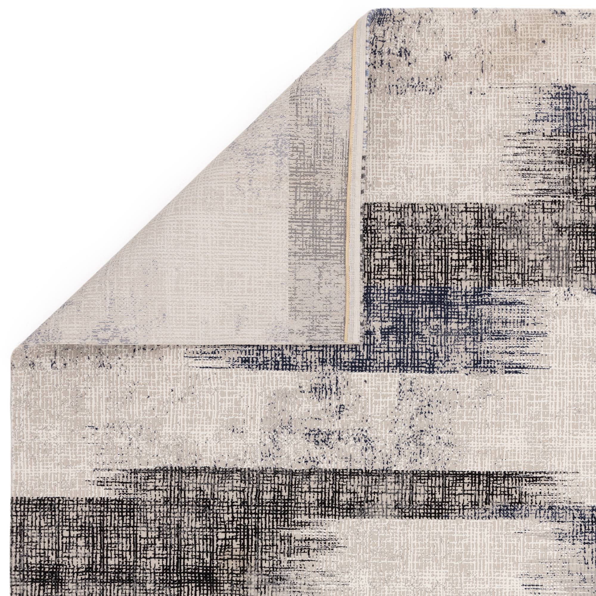 Vloerkleed Kuza Lines Blue