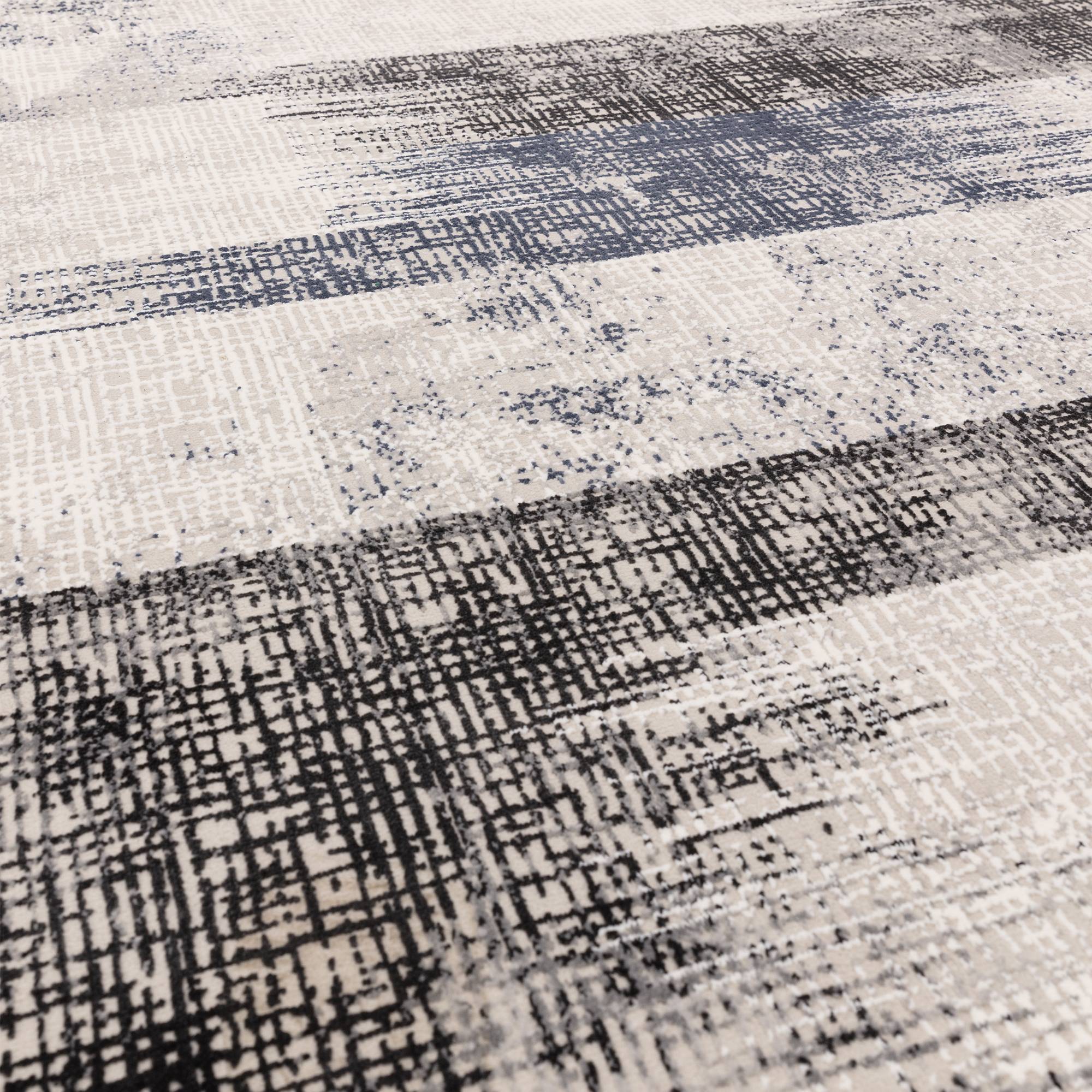 Vloerkleed Kuza Lines Blue