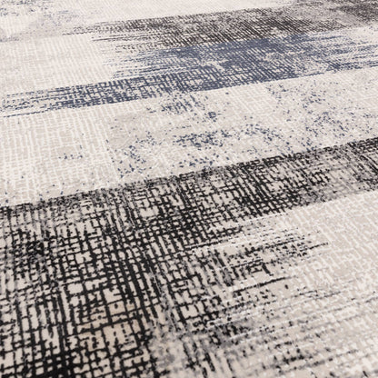 Vloerkleed Kuza Lines Blue