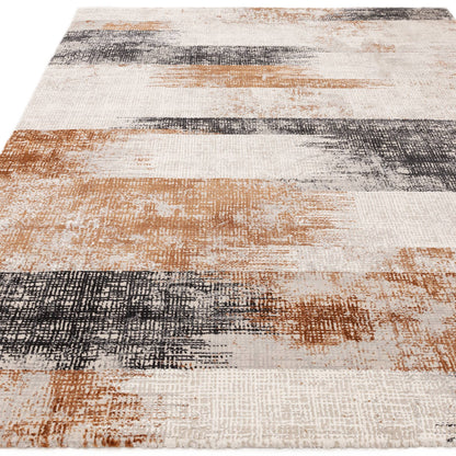 Vloerkleed Kuza Lines Terracotta
