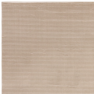 Vloerkleed Kuza Plain Stripe Beige