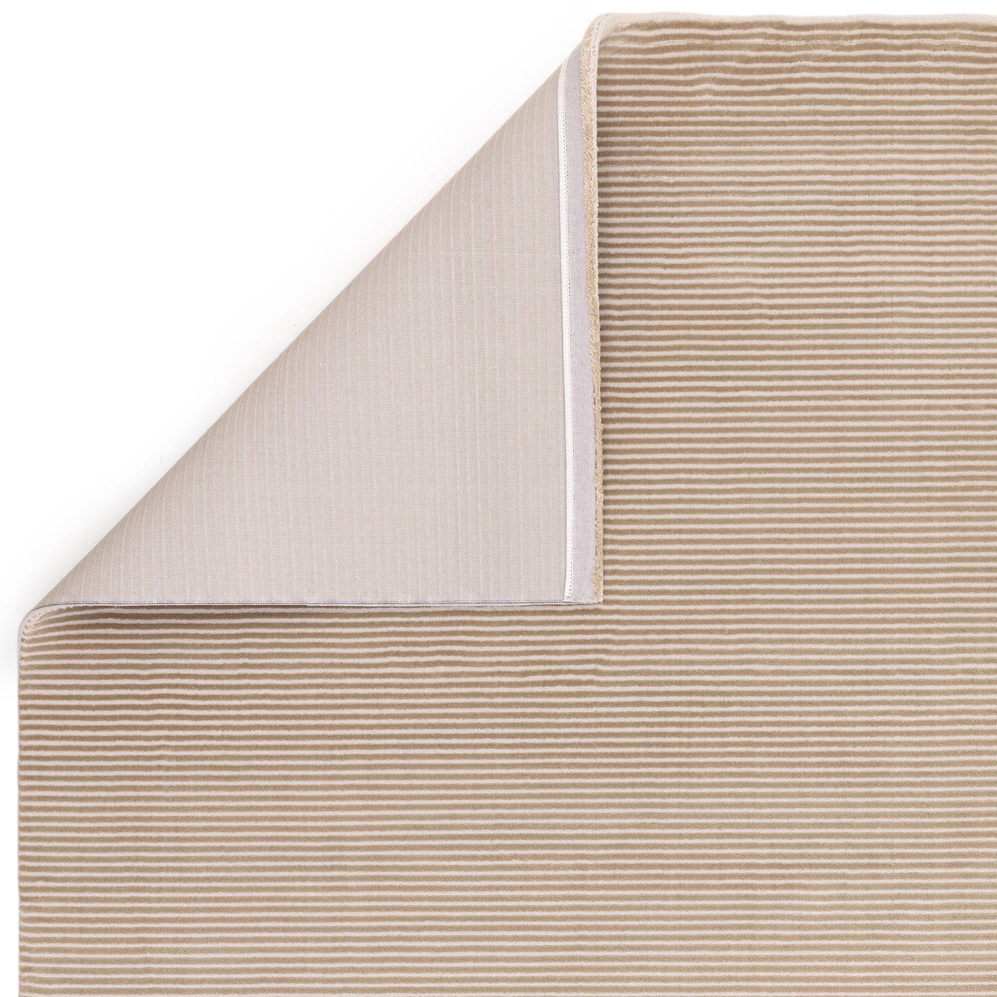 Vloerkleed Kuza Plain Stripe Beige