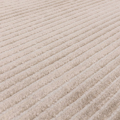 Vloerkleed Kuza Plain Stripe Beige
