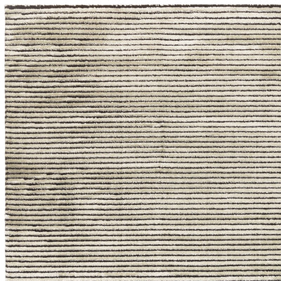 Vloerkleed Kuza Plain Stripe Khaki